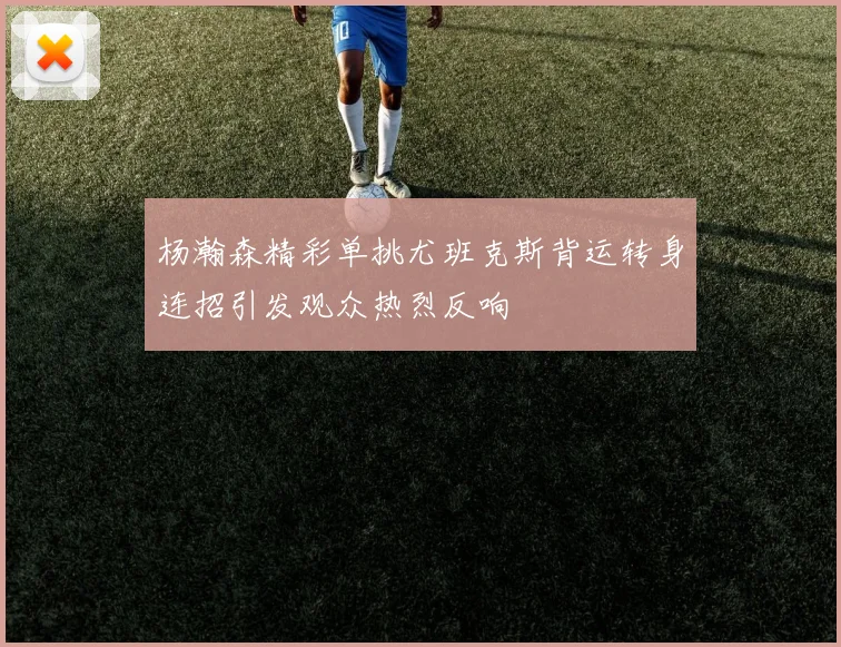 杨瀚森精彩单挑尤班克斯背运转身连招引发观众热烈反响